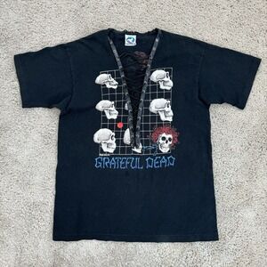 Vtg‎ 1993 Grateful Dead Tee Sz L Liquid Blue What A Long Strange Trip Its Been